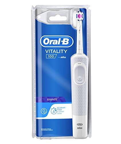 Oral-B Vitality 100, Cepillo eléctrico recargable con tecnología de Braun