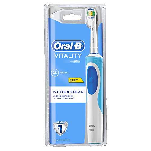 Oral-B Vitality White &amp; Clean - Cepillo eléctrico, recargable