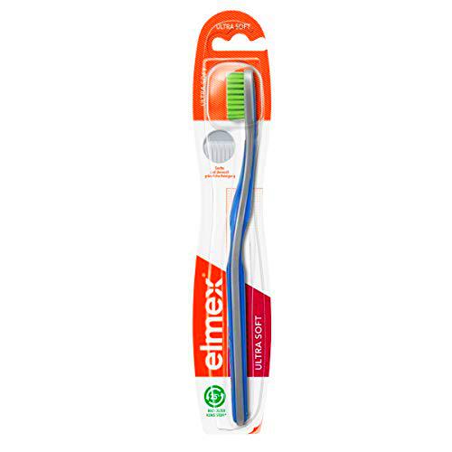 Cepillo de dientes Elmex ultrasuave con cerdas extra suaves para una limpieza suave