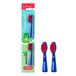 Playbrush Smart Sonic - Cabezales para cepillo de dientes (2 unidades), color rosa