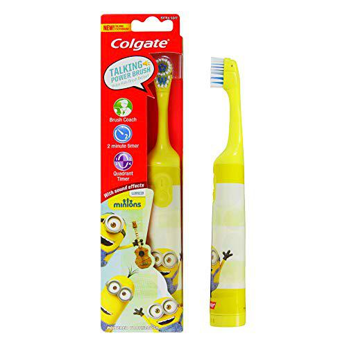 Colgate Minions - Cepillo de dientes con batería extra suave