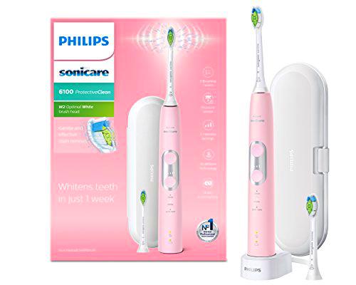 Philips HX6876/29 cepillo eléctrico para dientes Adulto Cepillo dental sónico Rosa, Blanco
