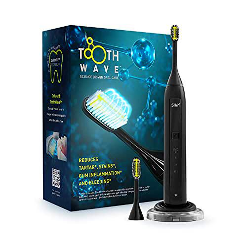 Silk'n Toothwave - Cepillo de dientes eléctrico - Tecnología antidecoloración y antisarro