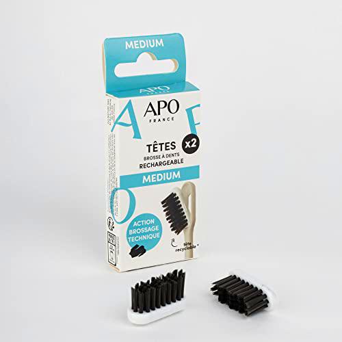 APO - Recambio para cepillo de dientes (2 cabezas)