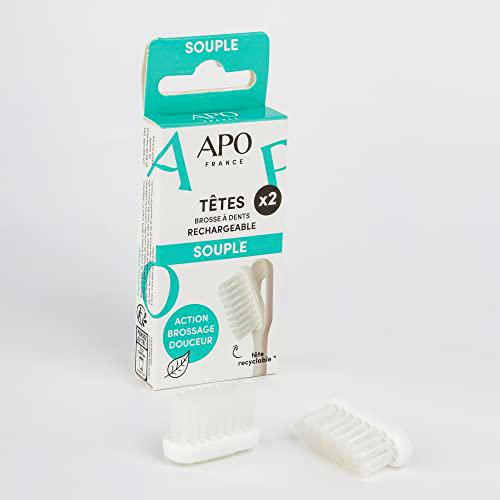 APO - Recambio para cepillo de dientes (2 cabezas)