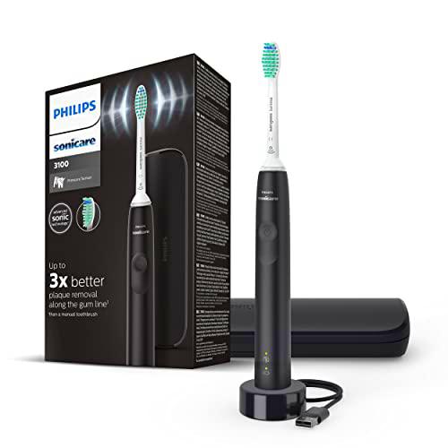 Cepillo dental eléctrico sónico Philips Sonicare serie 3100 con sensor de presión y recordatorio de sustitución BrushSync