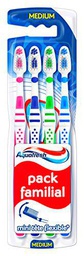 Aquafresh-Cepillo de dientes dureza media, 4 unidades
