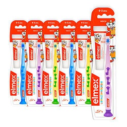 Elmex aprendizaje Cepillo de dientes, 6-pack (6 x 1 pieza) ordenadas,