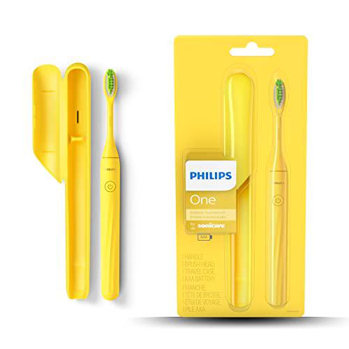 Philips One Cepillo de Dientes a Pilas - Cepillo Eléctrico color Mango (Model HY1100/02)