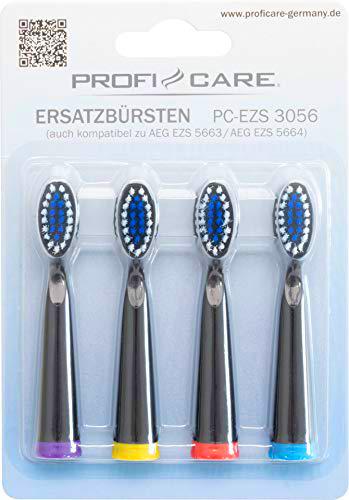 ProfiCare Juego de accesorios para PC-EZS 3056 4 blíster de cepillos de dientes de repuesto