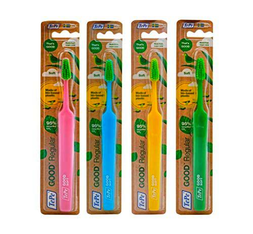 TePe GOOD Regular Soft - Cepillo de dientes pequeño y fácil de usar