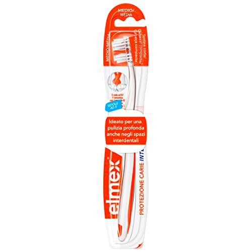 elmex cepillo de dientes Protección Carie Inter X limpieza profunda, medio