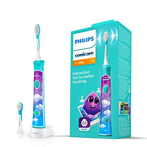 Philips Sonicare - Cepillo de dientes eléctrico para niños con Bluetooth