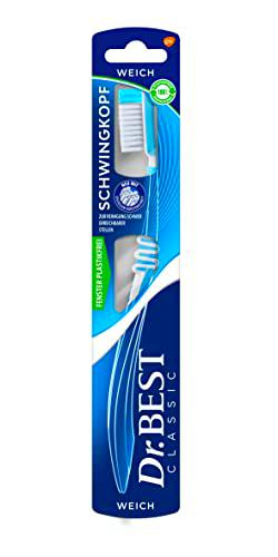 Dr.BEST Cepillo de dientes suave (1 unidad), para limpiar zonas de difícil acceso