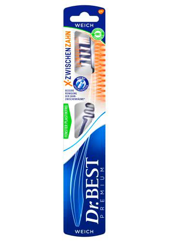 Dr.BEST Cepillo de dientes intermedio en X, suave (1 unidad)