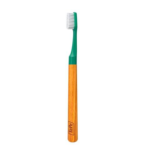 TePe Cepillo de dientes Choice, suave, verde, 1 mango de madera