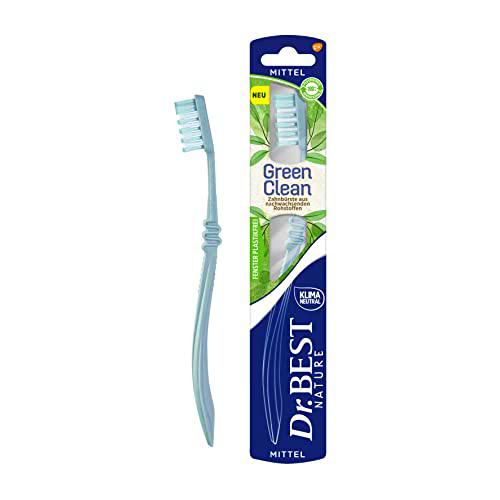 Dr.BEST GreenClean - Cepillo de dientes mediano (1 unidad)