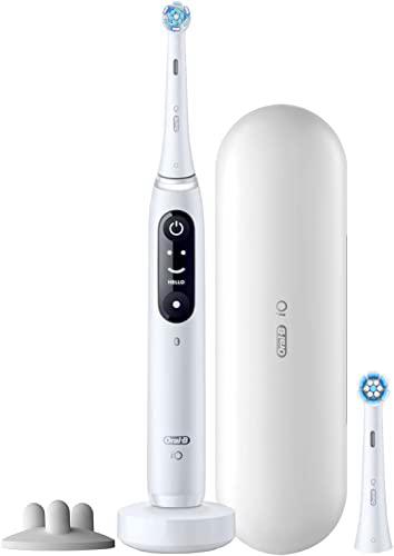 Oral-B Cepillo de dientes eléctrico iO 7S blanco, 2 cabezales de cepillo