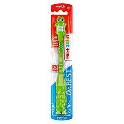 Dr. Best - Cepillo de dientes de leche, suave, para dientes de leche, 28 g