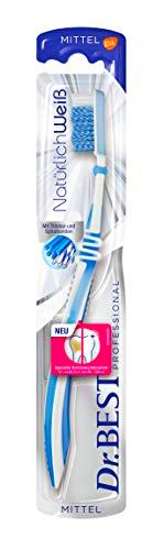 Dr. Best - Cepillo de dientes de color blanco natural
