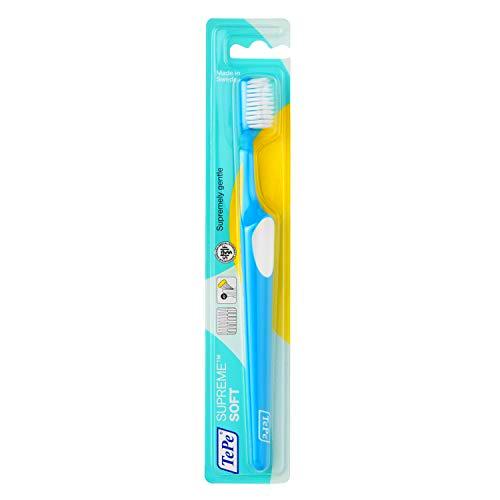 TePe Supreme - Cepillo de dientes manual/Limpieza suave/textura estra suave/Colores variados