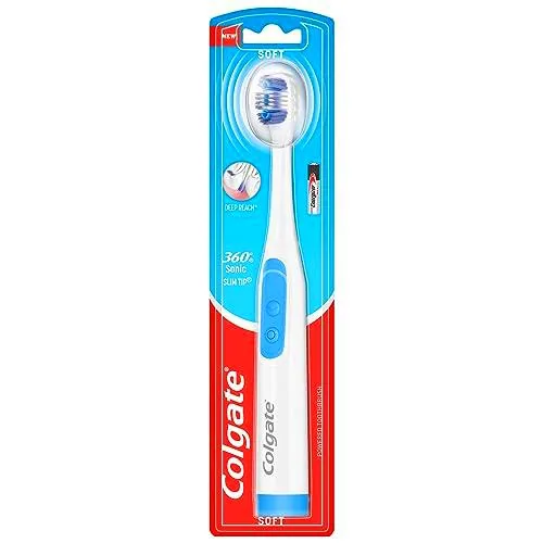 Colgate Cepillo de dientes 360 Batería Floss Tip