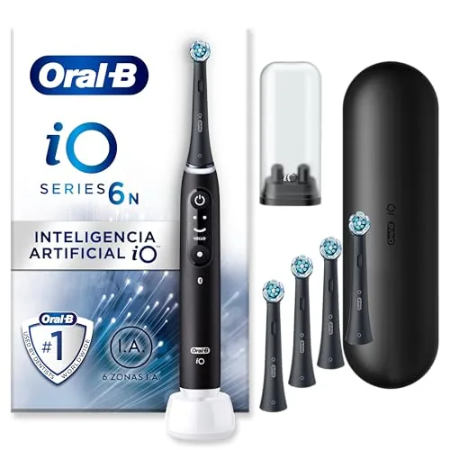 Oral-B iO 6N Cepillo de Dientes Eléctrico con 5 Cabezales