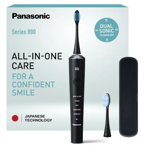 Panasonic EW-DC75 Cepillo de Dientes Sónico, Doble Tecnología Sónica