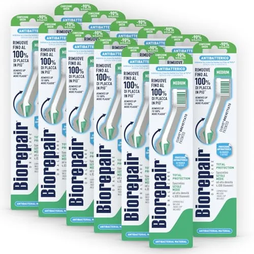 Biorepair, Cepillo de dientes completo con cerdas medias