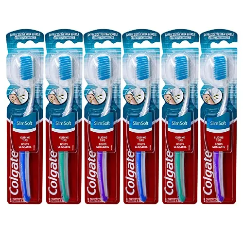 Colgate Slim Soft - Cepillo de dientes ultra compacto