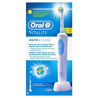 Oral-B Vitality, Cepillo De Dientes Eléctrico, White & Clean.