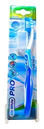 Mr White Jr Mr-Cepillo de dientes, color verde y azul, lote de 4