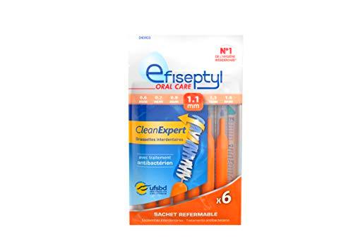 EFISEPTYL - 6 cepillos Clean Expert (1,1 mm)