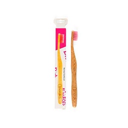 Nordics Oral Care Cepillo Dental Bambu - Rosa 100 ml