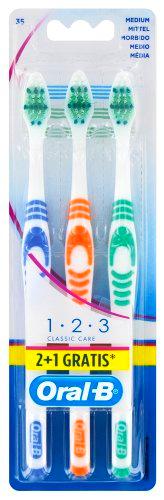 Oral-B Classic Care - Cepillo manual, 36 unidades, multicolor
