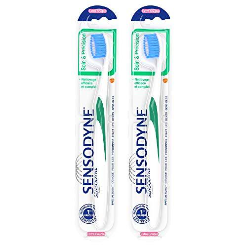 Sensodyne-Cepillo de dientes, suave, 2 unidades , Colores variados