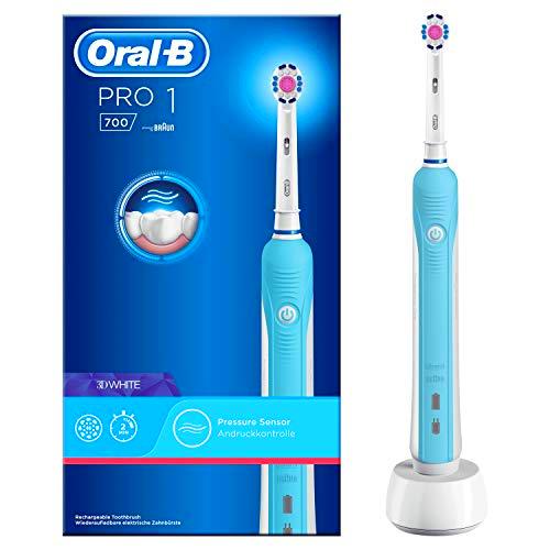 Braun Oral-B D16.513.U - Cepillo de dientes eléctrico de rotación, color azul