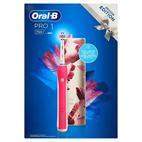 Oral-B Pro 1 750 Design Edition - Cepillo de dientes eléctrico para una limpieza profunda de los dientes