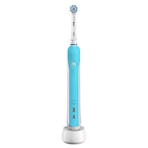 Oral-B PRO 700+ Color blanco - Cepillo de dientes eléctrico (Batería, Carga)