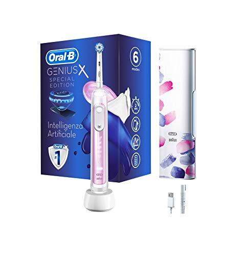 Oral-B Genius X Special Edition - Cepillo eléctrico recargable, color rosa