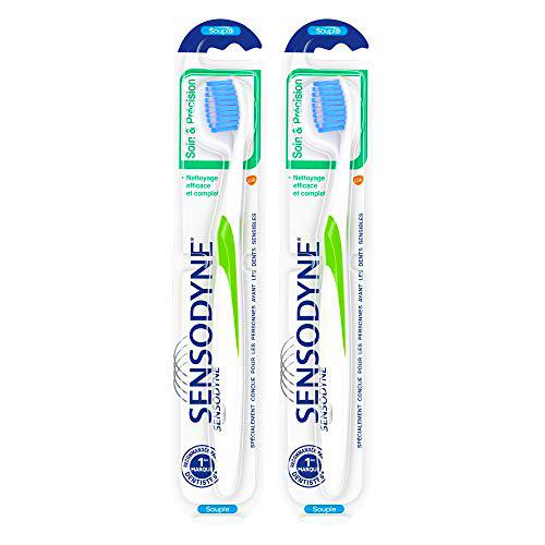 Sensodyne-Cepillo de dientes manual dureza suave, 2 unidades