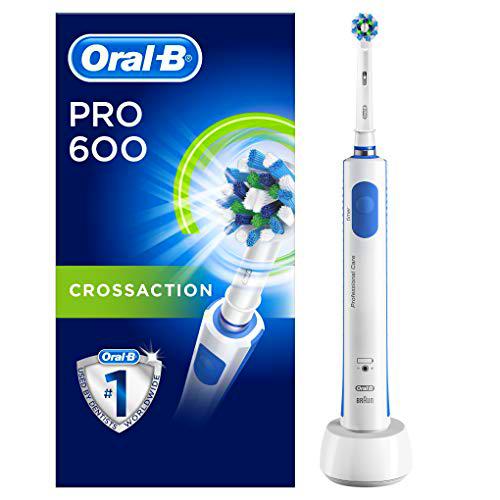 Oral-B Pro 600 Crossaction Spazzolino Elettrico Ricaricabile