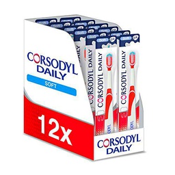 Corsodyl Gum Care - Cepillo de dientes suave (12 unidades)