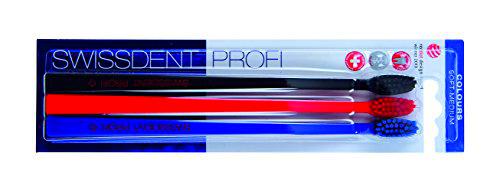 Swissdent Profi Colours Trio - Cepillo de dientes (3 unidades)