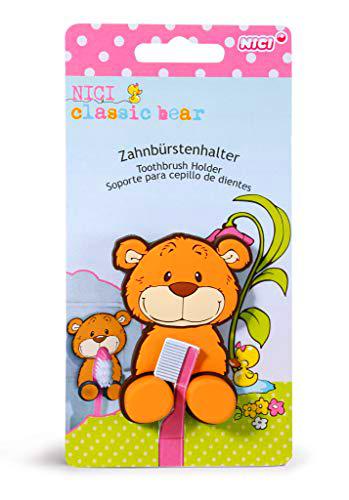 NICI- Classic Bear 11 Soporte Cepillo Dientes, Color blaco (43362)