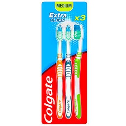 Colgate Palmolive Extra Clean - Cepillo de dientes 2 con 1 libre