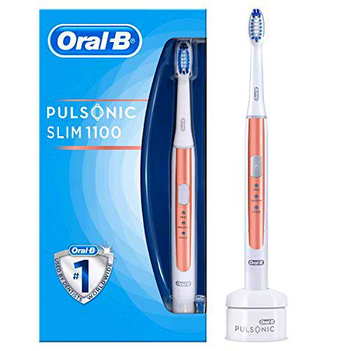 Oral-B Pulsonic Slim 1100 - Cepillo de dientes eléctrico sónico con temporizador y cabezal