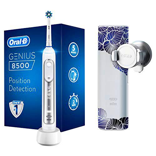 Oral-B Genius 8500 - Cepillo de dientes eléctrico, color plateado