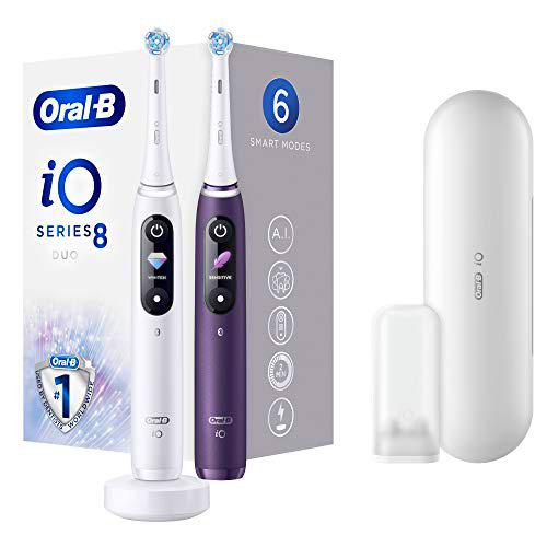 Oral-B - Set de 2 cepillos de dientes eléctricos iO 8 unidades