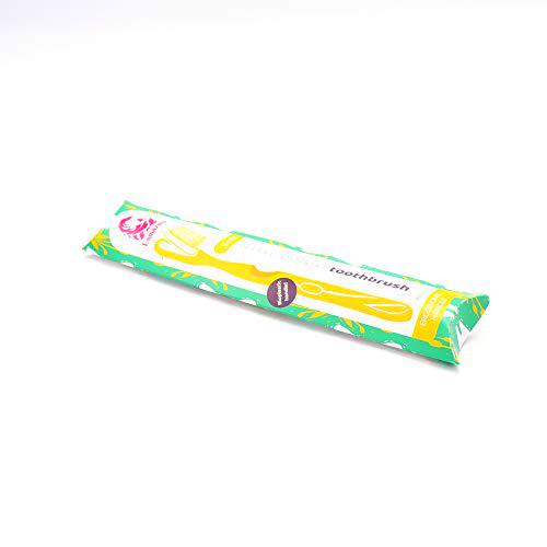 Lamazuna Cepillo de dientes - Suave (amarillo)